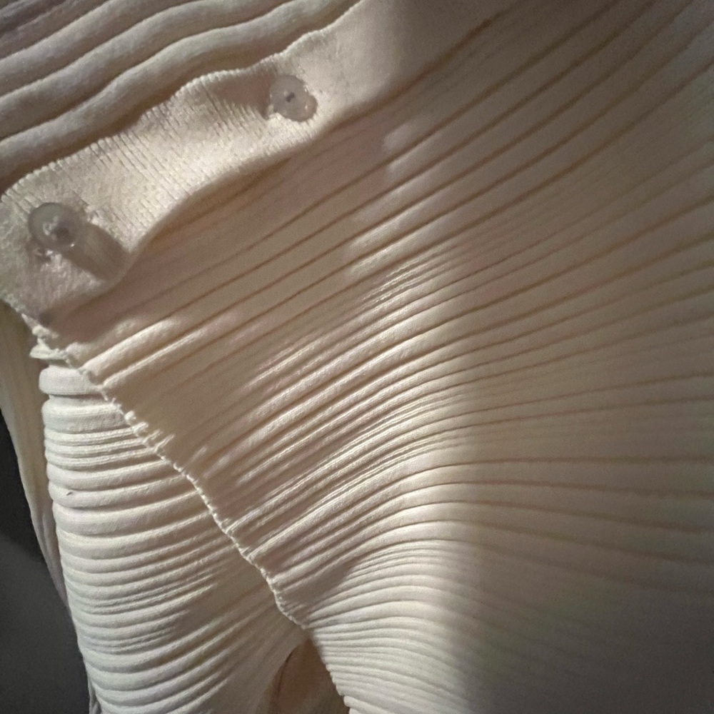 A-COLD-WALL* Cream Ribbed Top - Picture 4 of 6